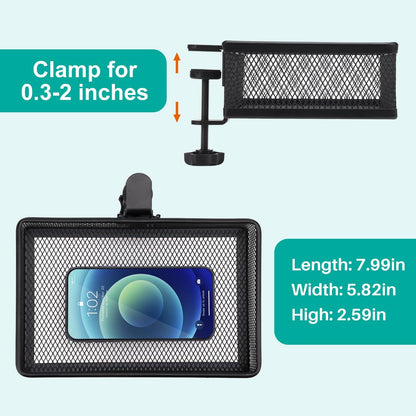 Under Desk Drawer, Clamp on Desk Organizer Under Table Hanging Desk Storage