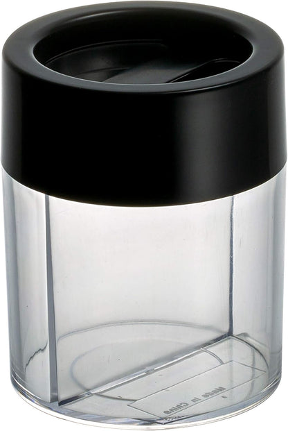 Magnetic Clip Dispenser, Large/Round, 200 Clip Capacity, Black/Smoke (93692)