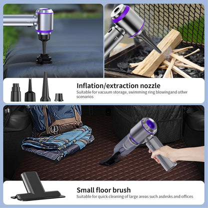 Car Vacuum Cleaner High Power, 20000Pa Portable Cordless Handheld Vacuum