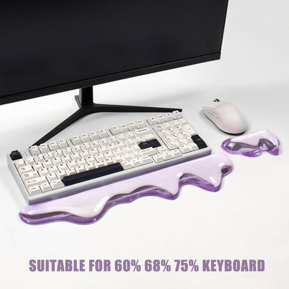 Gel Keyboard and Mouse Wrist Rest Set, Pink Wrist pad for Computer Keyboard