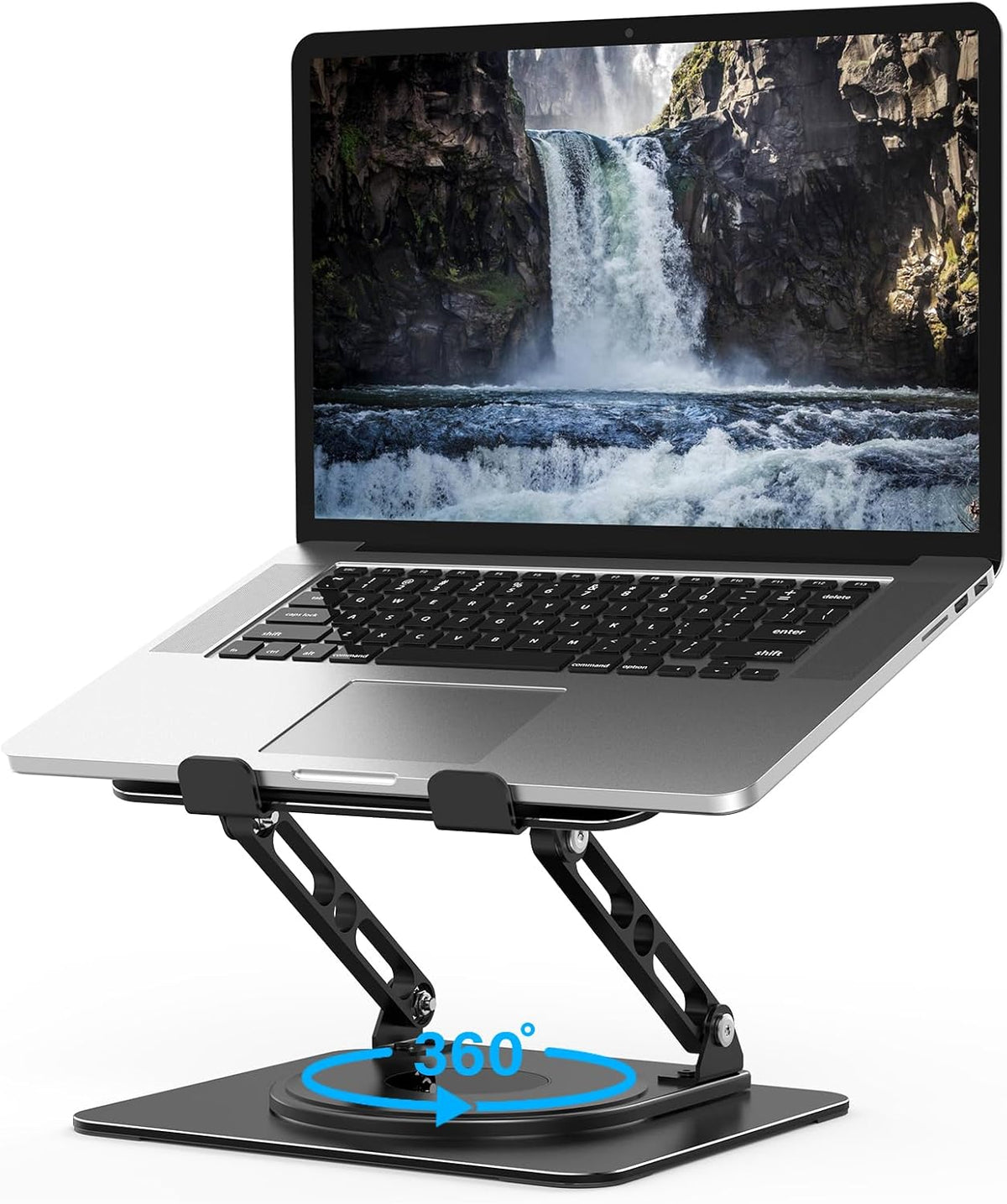 Adjustable Laptop Stand for Desk, Metal Laptop Riser Holder