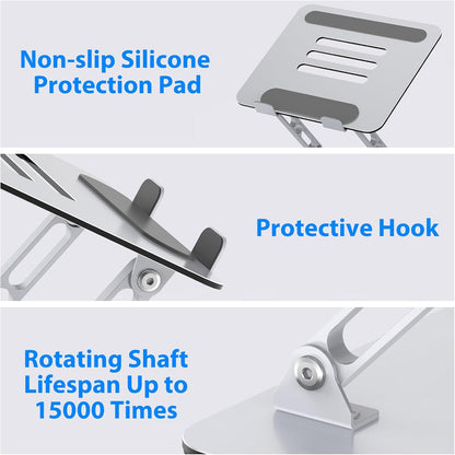 Laptop Stand for Desk, Adjustable Laptop Riser Holder