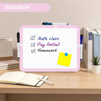 Small Dry Erase Whiteboard, 8.5 x 11 Inches White Board for Kids, Students, Fridge, Locker, Mini Dry Erase Board