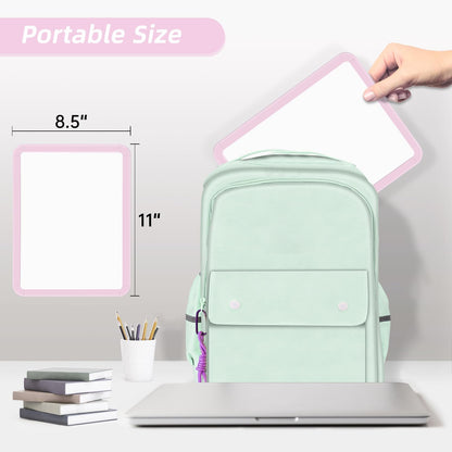 Small Dry Erase Whiteboard, 8.5 x 11 Inches White Board for Kids, Students, Fridge, Locker, Mini Dry Erase Board