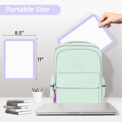 Small Dry Erase Whiteboard, 8.5 x 11 Inches White Board for Kids, Students, Fridge, Locker, Mini Dry Erase Board