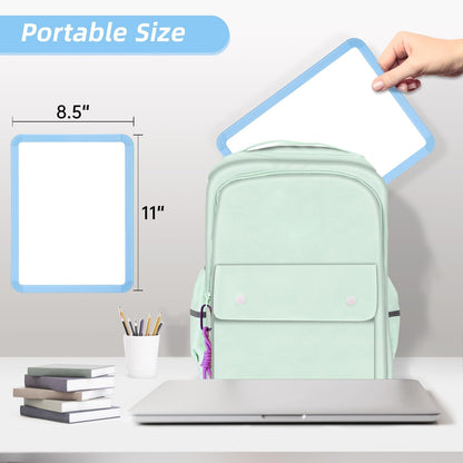 Small Dry Erase Whiteboard, 8.5 x 11 Inches White Board for Kids, Students, Fridge, Locker, Mini Dry Erase Board