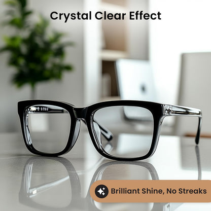 Glasses Cleaner Spray - Eyeglass Cleaner Lens Cleaner No Streaks Technology & Microfiber Cleaning Cloth - Glasses Cleaning Kit, Eye Glass Cleaners Spray - Screen & Eye Glasses Kit - 2 Pack