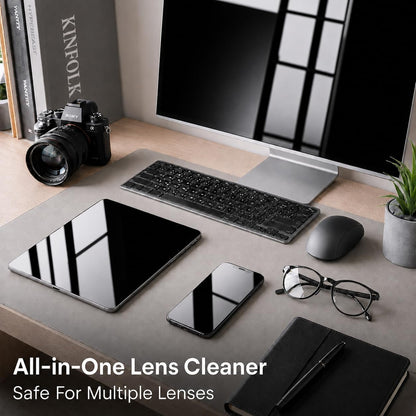 Glasses Cleaner Spray - Eyeglass Cleaner Lens Cleaner No Streaks Technology & Microfiber Cleaning Cloth - Glasses Cleaning Kit, Eye Glass Cleaners Spray - Screen & Eye Glasses Kit - 2 Pack