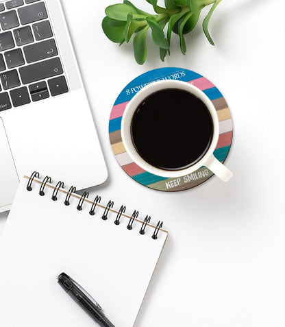 Office Motivational Desk Decor Inspirational Gifts for Women Men Quotes Spiritual Decor Drink Coasters for Desk Set of 2 Car Cup Holder Christmas Birthday Gifts for Coworkers Best Friend