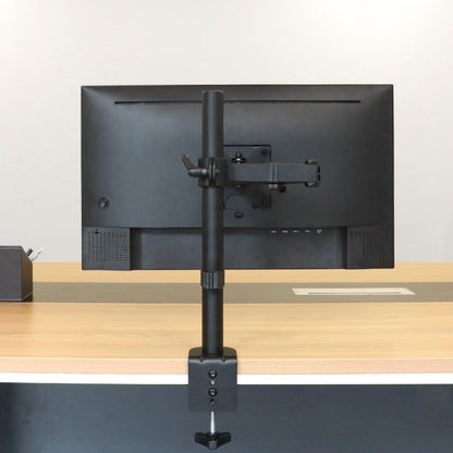 Adjustable Dual Monitor Desk Mount, Supports up to 32 inch Monitors and 22 lbs per Arm, Adjustable Tension, VESA 75x75/100x100, Black