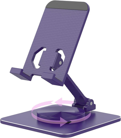Adjustable Phone & Tablet Stand, Fits 4–9.7in Devices, Pink