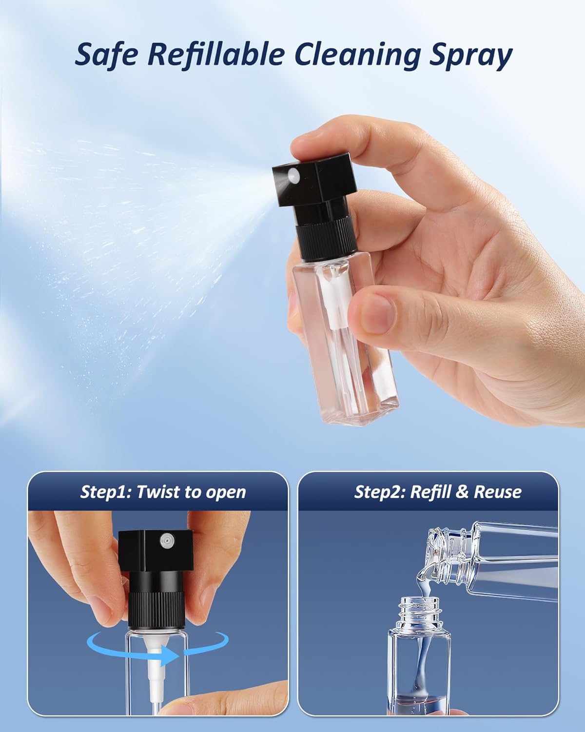 Keyboard Cleaner & Laptop Cleaning Kit, 15ml Spray, All-in-1 for Computer