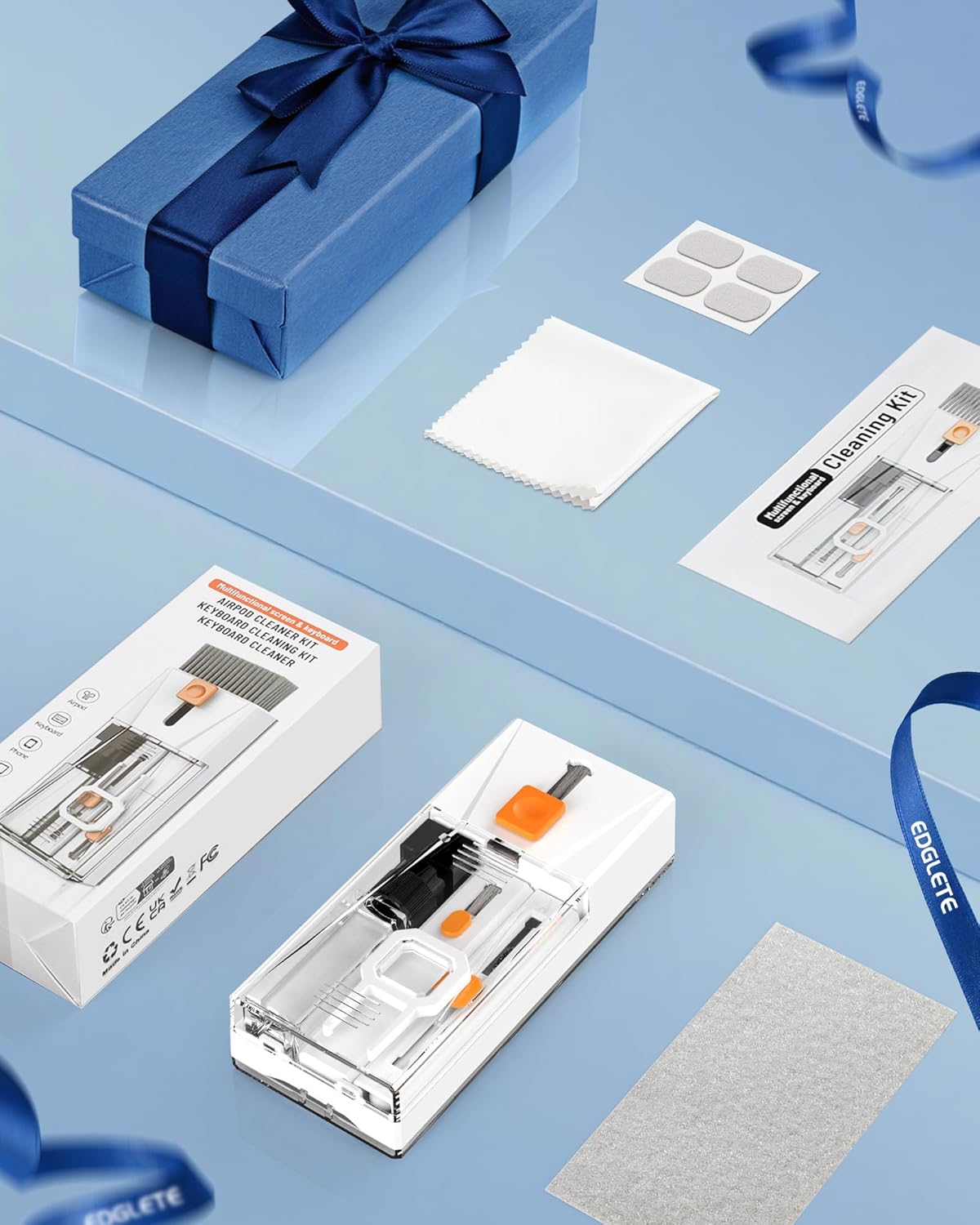 Keyboard Cleaner & Laptop Cleaning Kit, 15ml Spray, All-in-1 for Computer
