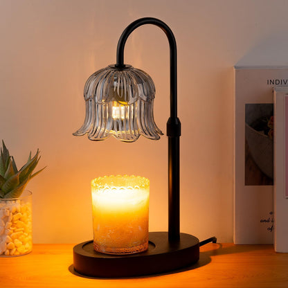 Candle Warmer Lamp Electric Timer - Flower Home Decor Women Birthday Gifts