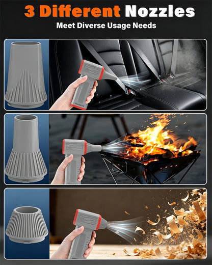 FT03 Compressed Air Duster, 1-100 Stepless Speed Adjustable