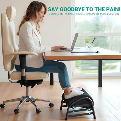 Adjustable Foot Rest for Under Desk at Work, Ergonomic Foot Stools