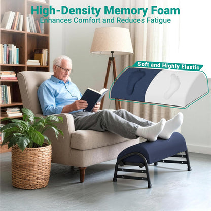 Adjustable Foot Rest for Under Desk at Work, Ergonomic Foot Stools