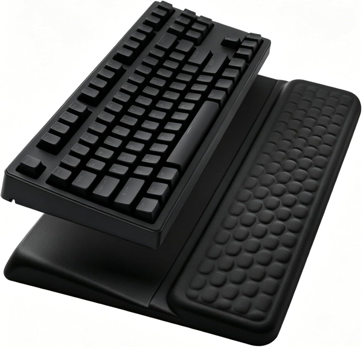 Computer Keyboard Stand with Wrist Rest Support Pad, Black