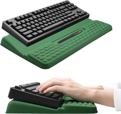 Computer Keyboard Stand with Wrist Rest Support Pad, Black