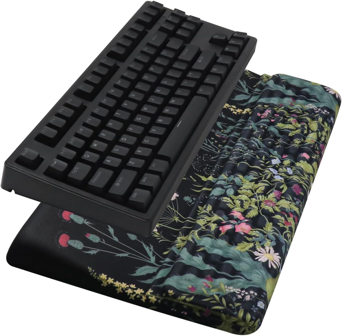 Computer Keyboard Stand with Wrist Rest Support Pad, Black