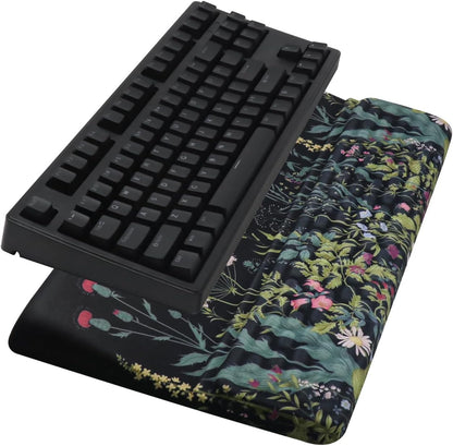 Computer Keyboard Stand with Wrist Rest Support Pad, Black