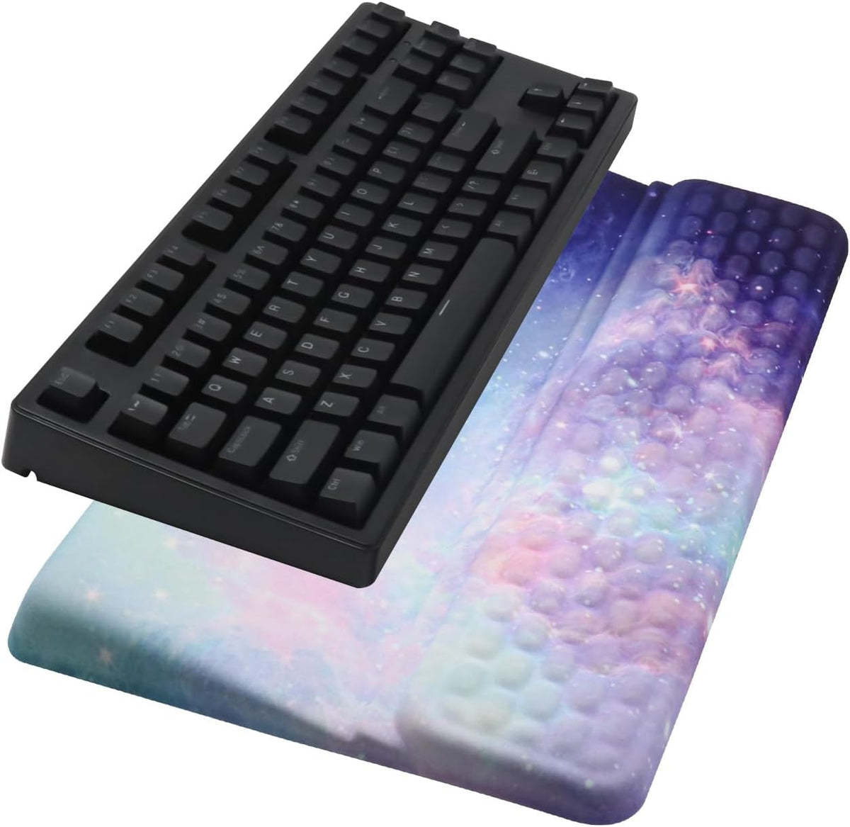 Computer Keyboard Stand with Wrist Rest Support Pad, Black