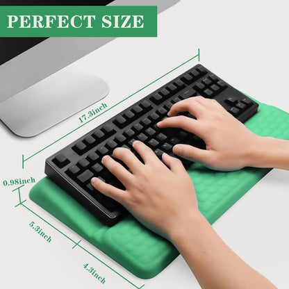 Computer Keyboard Stand with Wrist Rest Support Pad, Black