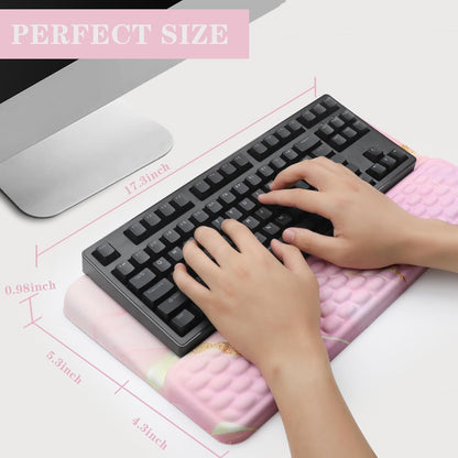 Computer Keyboard Stand with Wrist Rest Support Pad, Black