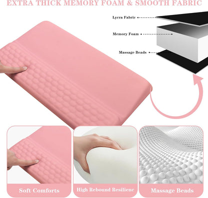 Computer Keyboard Stand with Wrist Rest Support Pad, Black
