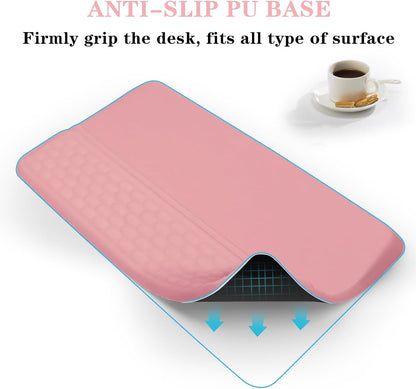 Computer Keyboard Stand with Wrist Rest Support Pad, Black