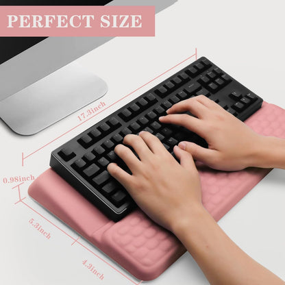 Computer Keyboard Stand with Wrist Rest Support Pad, Black