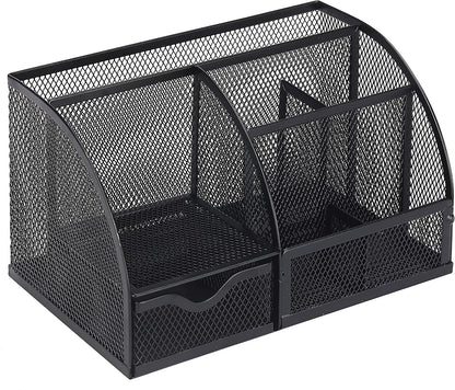 Mesh Desk Organizer, Black, Pen Holders Organizers