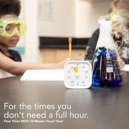 10 Minute MOD Education Edition ⁠— Visual Timer with Desktop Software for Kids Classroom Learning, Productivity Timer, Study Tool and Office Meetings with Silent Operation (10min)