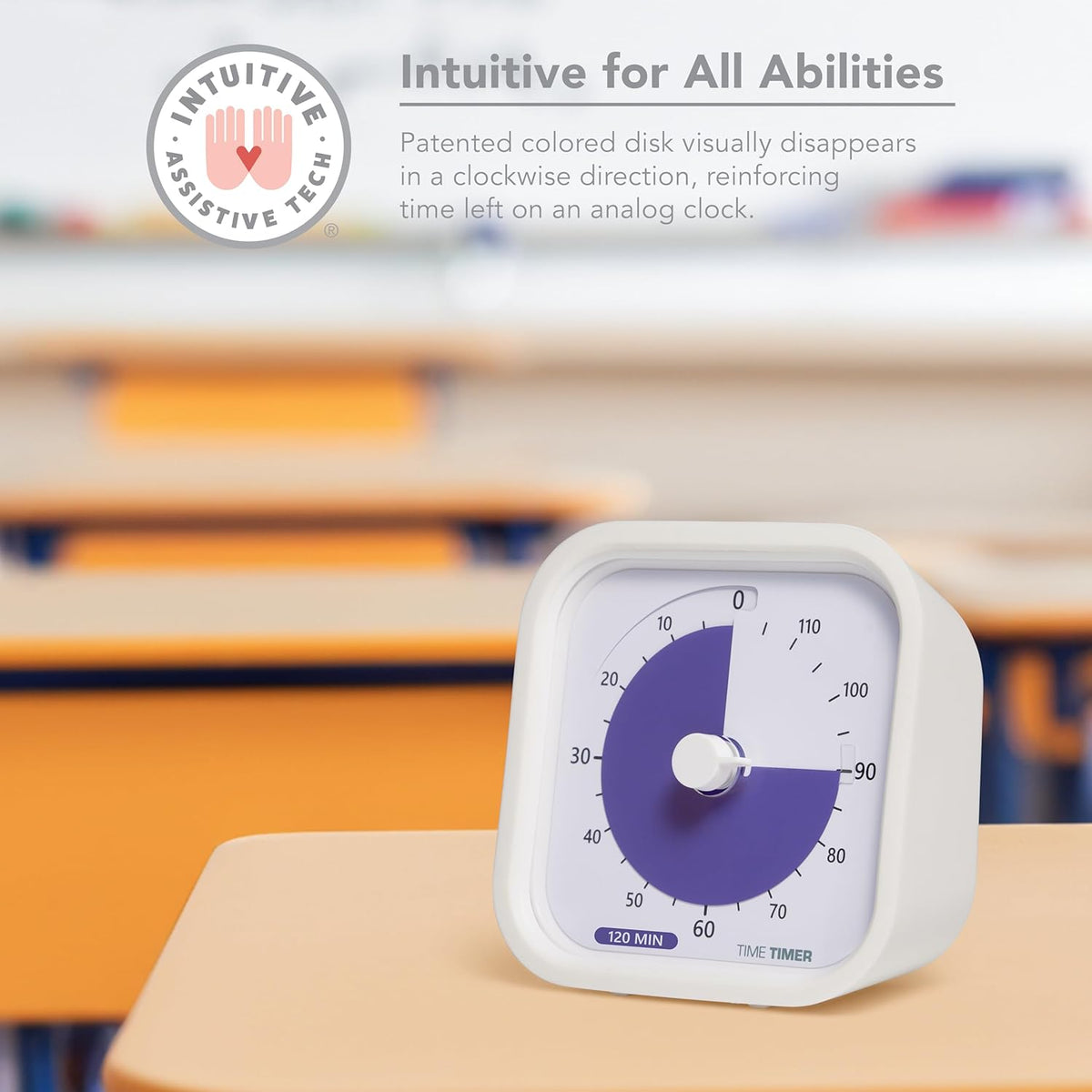 10 Minute MOD Education Edition ⁠— Visual Timer with Desktop Software for Kids Classroom Learning, Productivity Timer, Study Tool and Office Meetings with Silent Operation (10min)