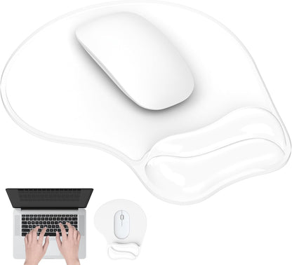 Gel Wrist Rest Mouse Pad Set, Ergonomic Support for Office Gaming