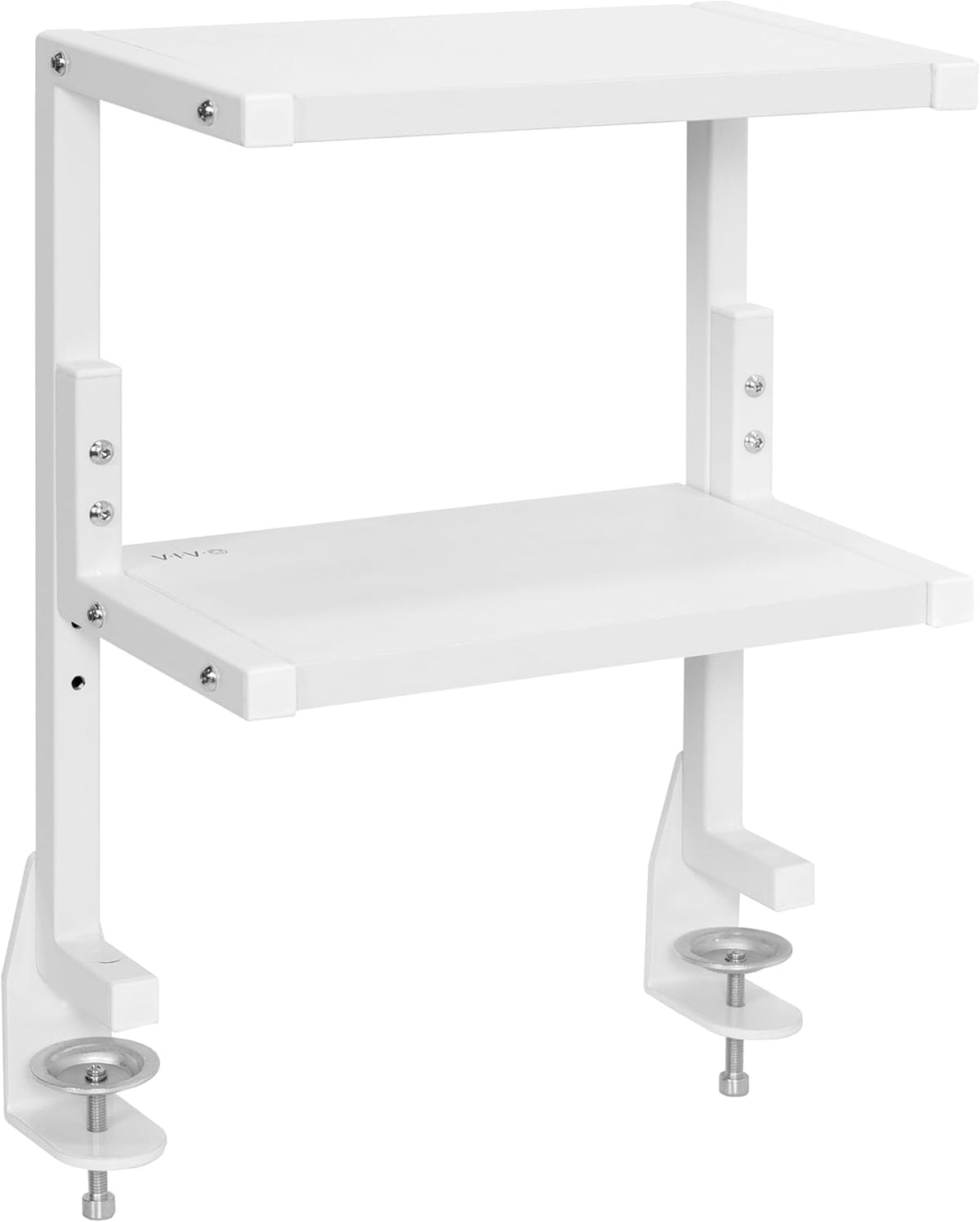 Black Clamp-on 13 inch 2-Tier Desk Shelf, STAND-SHELF2C