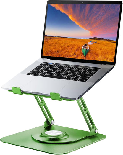 Laptop Stand for desk(360°Rotating),Aluminum laptop Riser for 10-16"Laptops