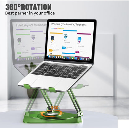 Laptop Stand for desk(360°Rotating),Aluminum laptop Riser for 10-16"Laptops