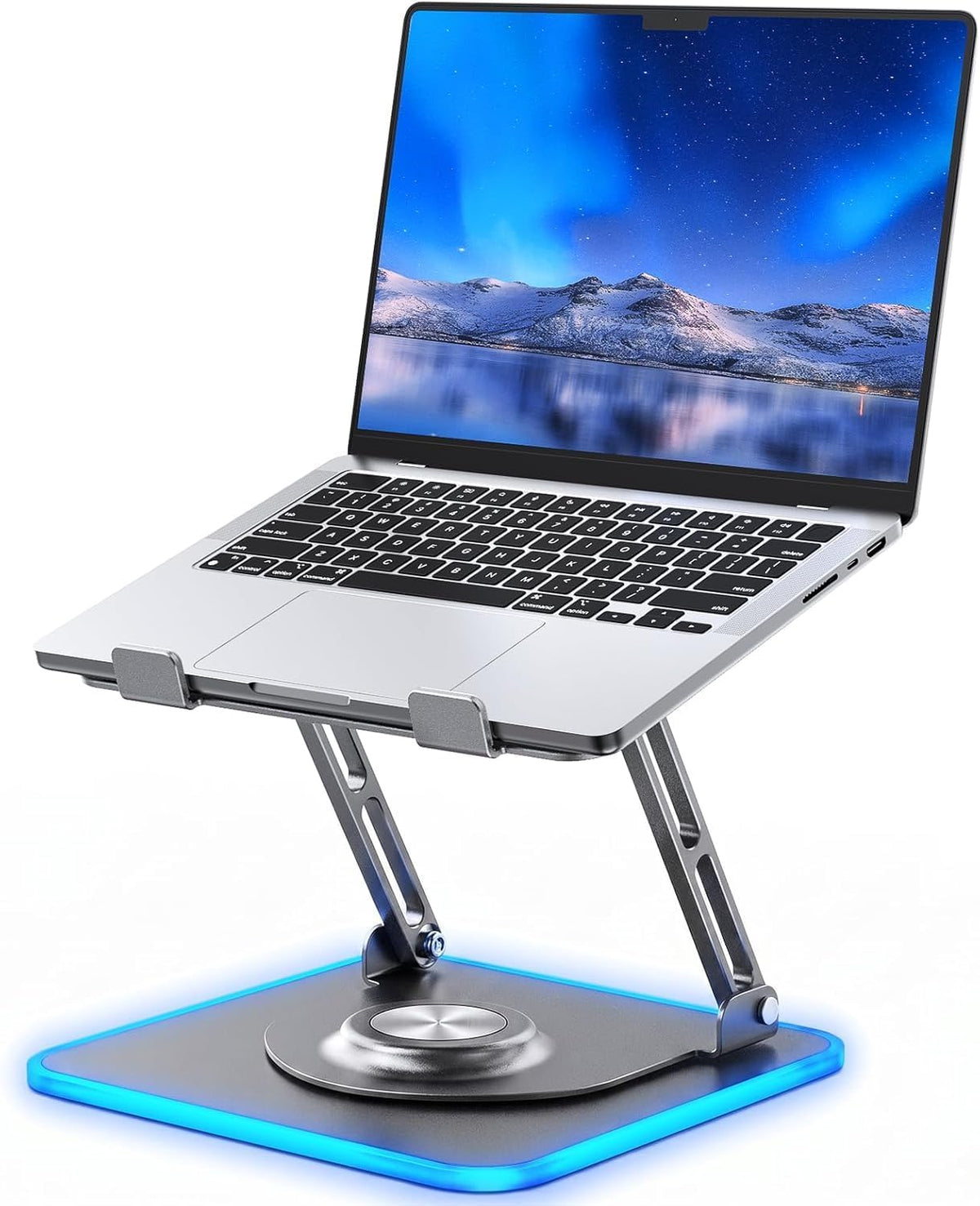 Laptop Stand for desk(360°Rotating),Aluminum laptop Riser for 10-16"Laptops