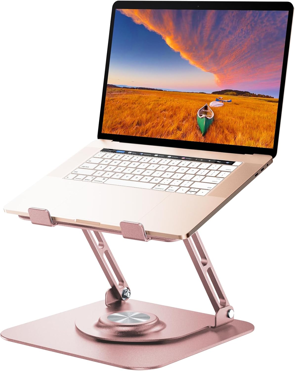 Laptop Stand for desk(360°Rotating),Aluminum laptop Riser for 10-16"Laptops