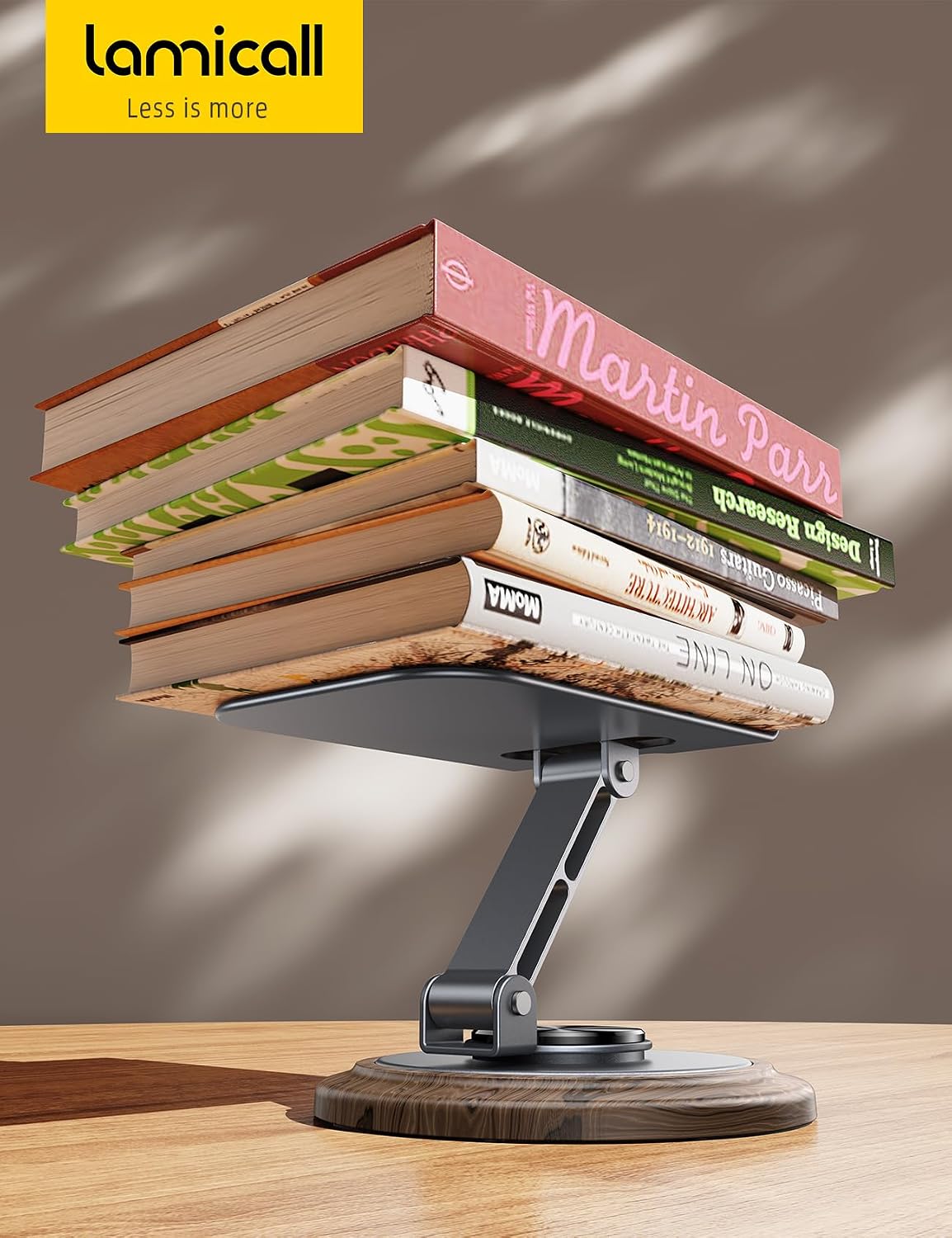 360° Rotation Cell Phone Stand for Desk, Sturdy Phone Holder