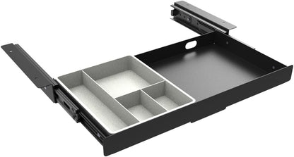 Under Desk Slide Out Pencil Drawer Storage Organizer 15" Wide