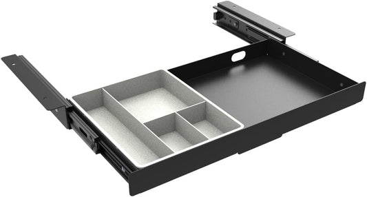 Under Desk Slide Out Pencil Drawer Storage Organizer 15" Wide