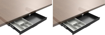 Under Desk Slide Out Pencil Drawer Storage Organizer 15" Wide