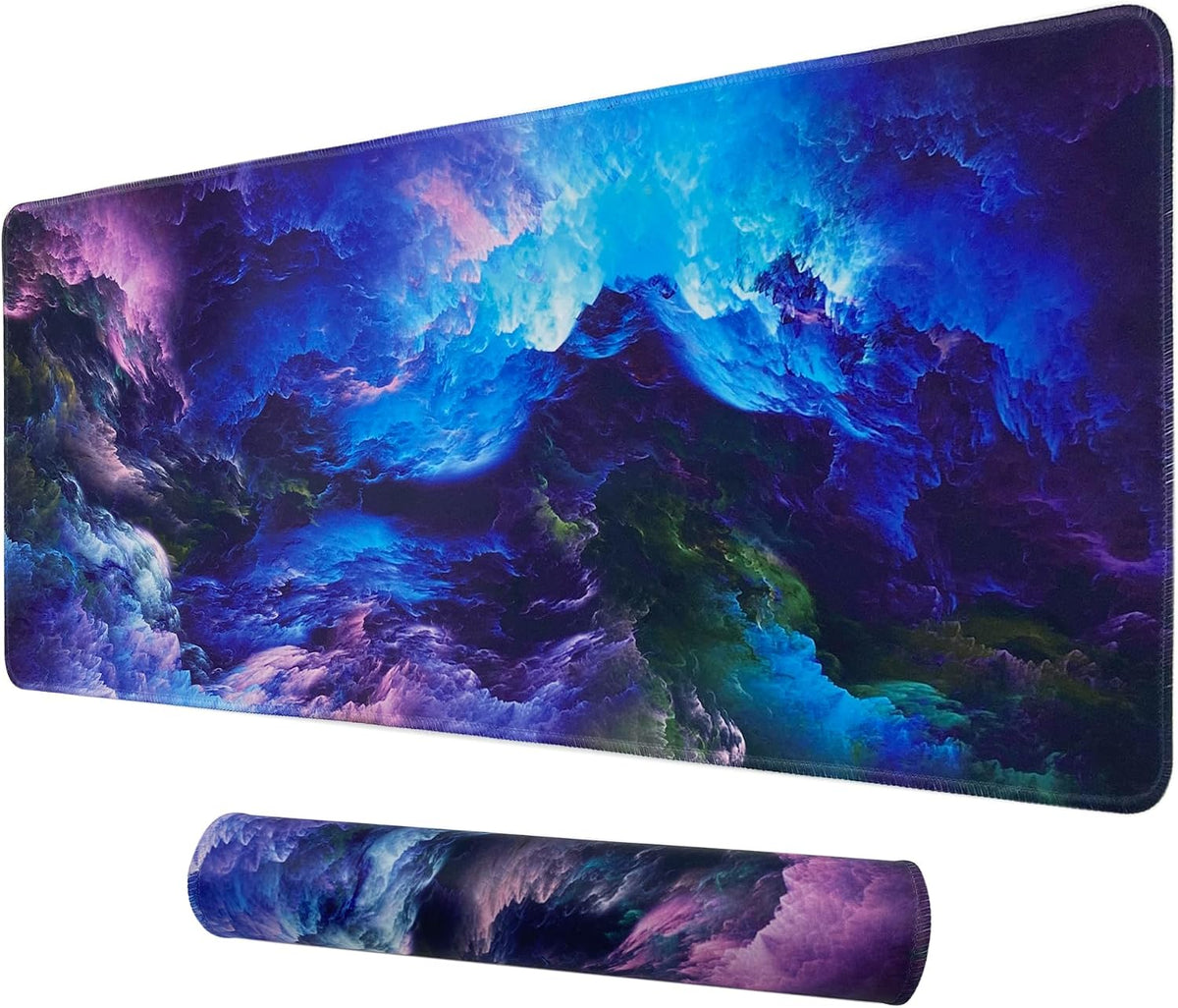 XXL Professional Large Mouse Pad & Computer Game Mouse Mat (35.4x15.7x0.1IN, Map) (90 * 40 Map)