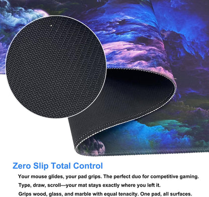 XXL Professional Large Mouse Pad & Computer Game Mouse Mat (35.4x15.7x0.1IN, Map) (90 * 40 Map)