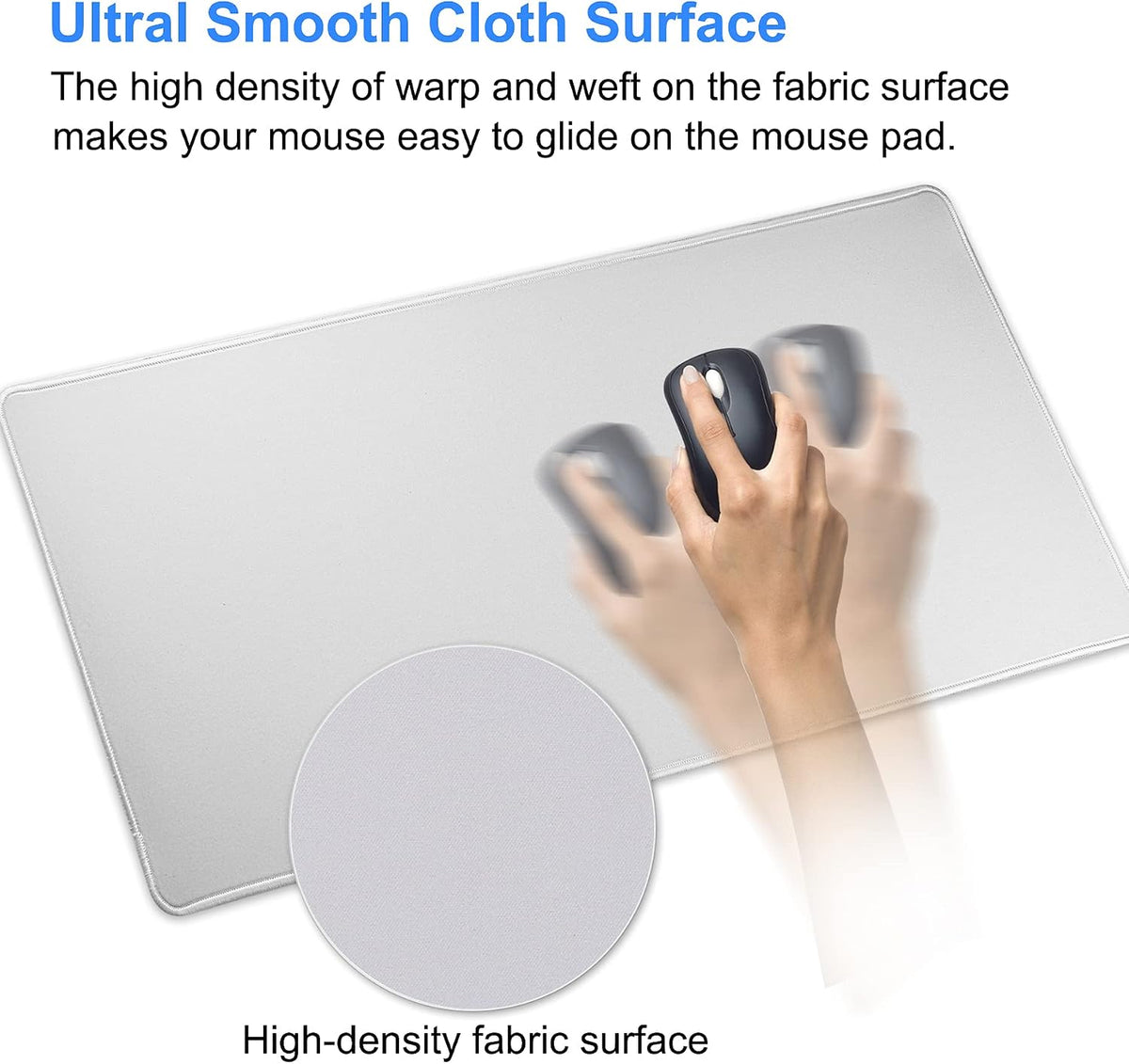 XXL Professional Large Mouse Pad & Computer Game Mouse Mat (35.4x15.7x0.1IN, Map) (90 * 40 Map)