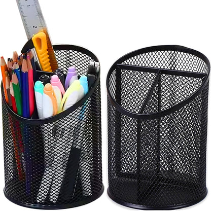2 Pack Pencil Holder Pen Cup for Desk Round Pen Organizer