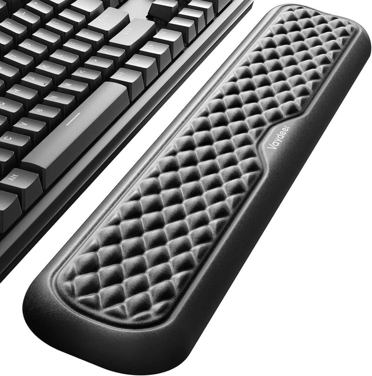 Mouse Wrist Rest Pad, Memory Foam Hand Rest Support Padded for Office, Computer, Laptop, Typing and Wrist Pain Relief and Repair (5.91 inch, Black)