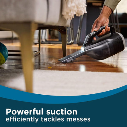 Dustbuster AdvancedClean Handheld Vacuum Cordless, Compact Home and Car Vacuum with Crevice Tool, Rotating Nozzle and Charging Station